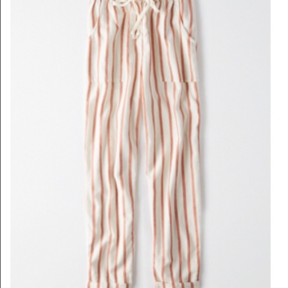 Striped drawstring pants - Picture 6 of 6